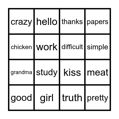 Lety Out Loud BINGO! Bingo Card