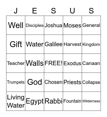 BE A LEADER Bingo Card
