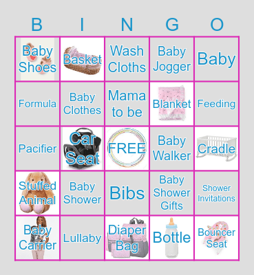 Welcome Baby! Bingo Card