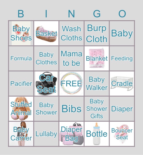 Baby Shower! Bingo Card