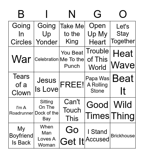 Mix Bingo Card