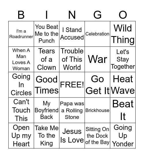 Mix Bingo Card