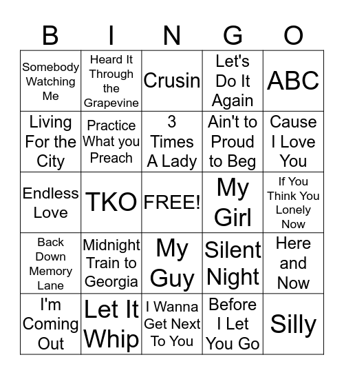 Bingo 2 Bingo Card