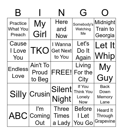 Bingo 2 Bingo Card