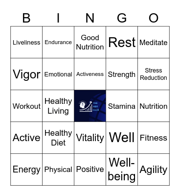 HCM SHS ONE DAY LEAGUE Wellness Bingo Card