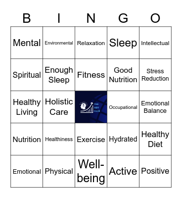 HCM ONE DAY LEAGUE Wellness Bingo Card