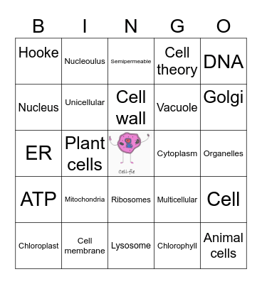 Cell Bingo Card