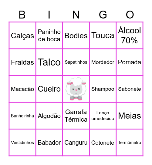 Chá da Helena Bingo Card