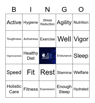 HCM SHS ONE DAY LEAGUE Wellness Bingo Card