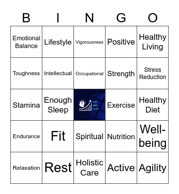 HCM SHS ONE DAY LEAGUE Wellness Bingo Card