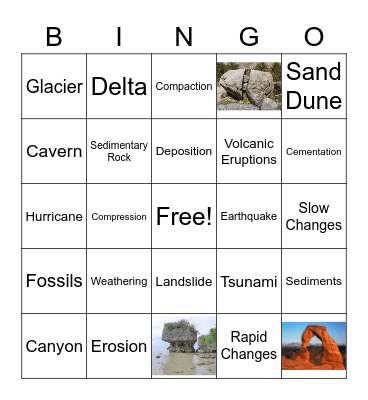 Changes to Land Bingo Card