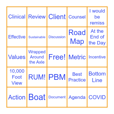 Key West Bingo Card