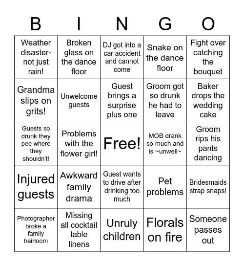 Happened to me bingo! Bingo Card