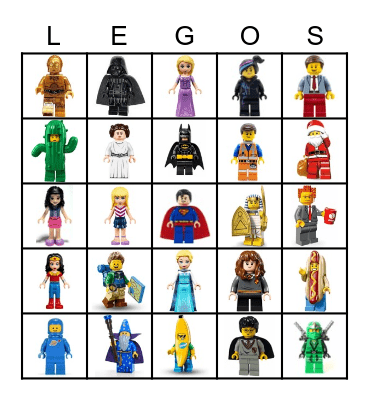 LEGO BINGO Card