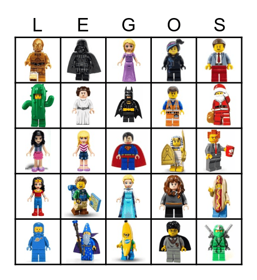 LEGO BINGO Card