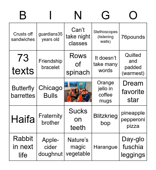 Battle of the Books- Smarties Style Bingo Card