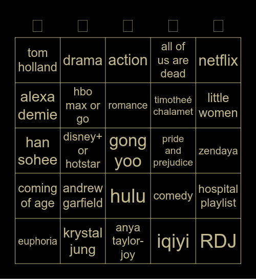 Iairdutemp Bingo Card