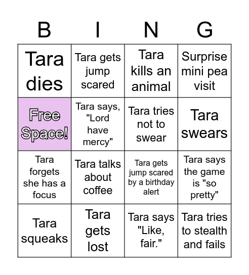 Horizon Forbidden West Birthday Bingo! Bingo Card