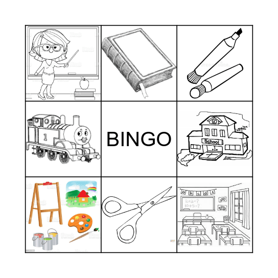 Bingo Lesson 4 Bingo Card