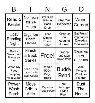 Book Buying Ban Bingo Card