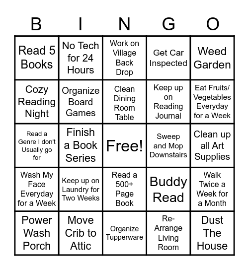 Book Buying Ban Bingo Card