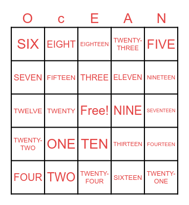 tEST gAME Bingo Card
