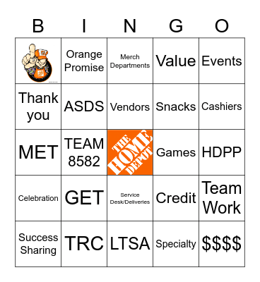 Team 8582 Bingo Card