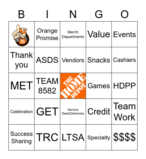 Team 8582 Bingo Card