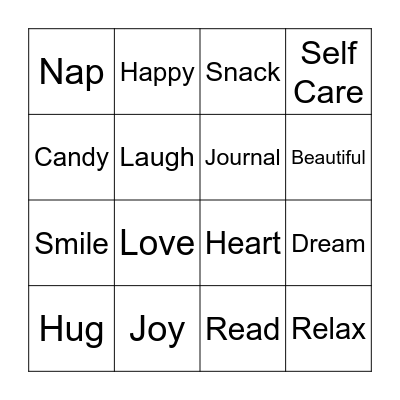 Beauty and Bingo!! Bingo Card