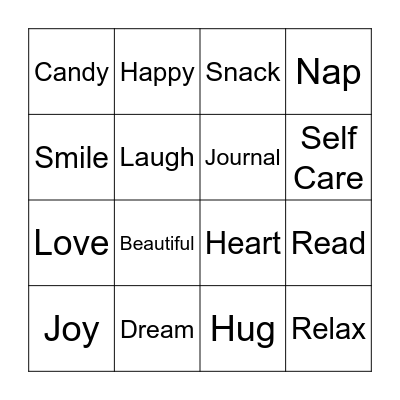 Beauty and Bingo!! Bingo Card