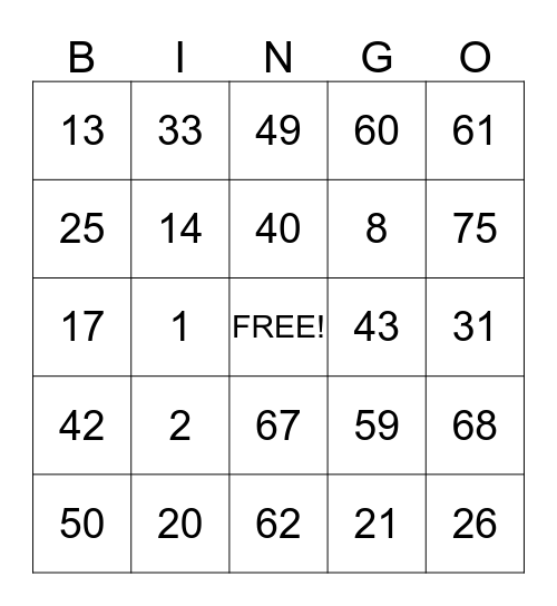 HANLON REUNION  Bingo Card