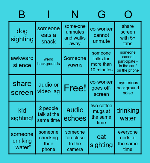 Bingo Bango Bongo Bingo Card
