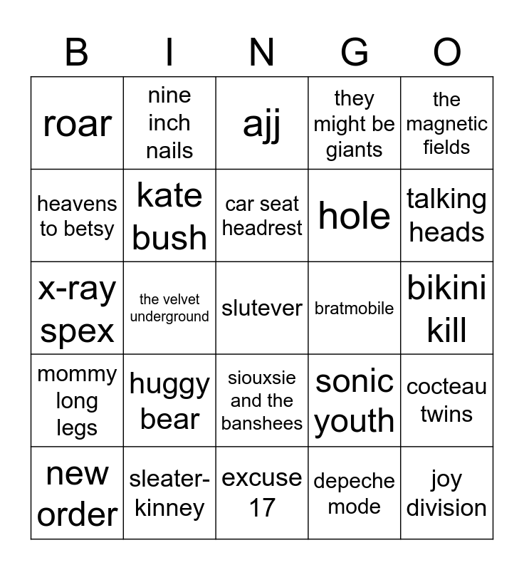 how-similar-is-your-music-taste-to-soshime-bingo-card