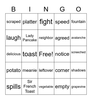 Book Bingo! Bingo Card