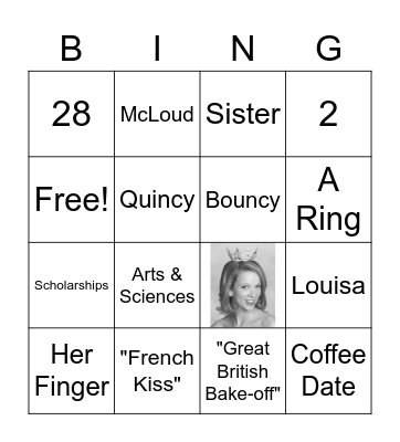 Baker Bingo Card