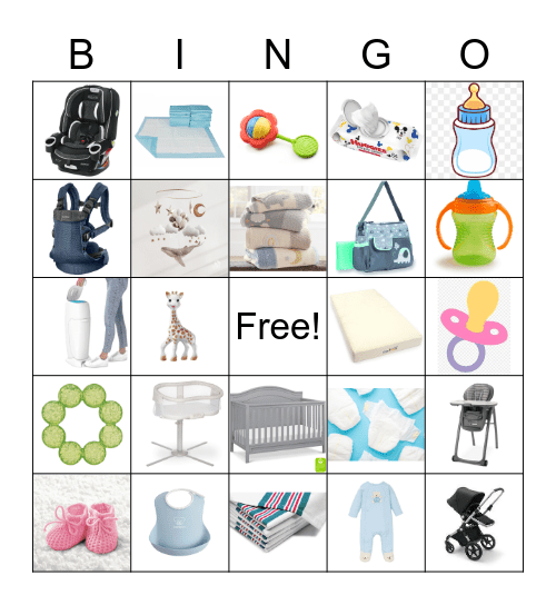 Lisa's Baby Shower Bingo! Bingo Card