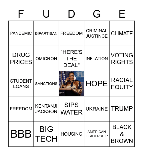 SOTU BINGO Card