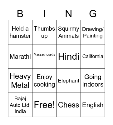 Happy February Birthdays Bingo Card