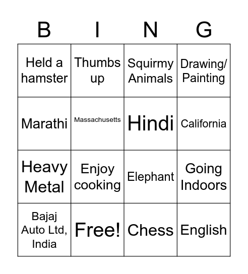 Happy February Birthdays Bingo Card