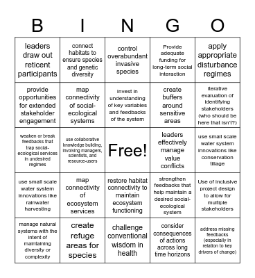 Atlas Case Study Bingo Card