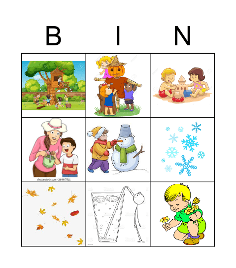 The Four Seasons Bingo Card