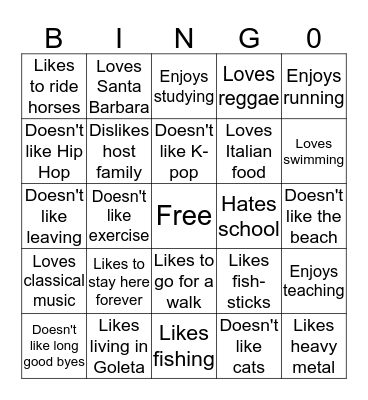 Super Bingo 4 Bingo Card