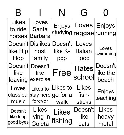 Super Bingo 4 Bingo Card