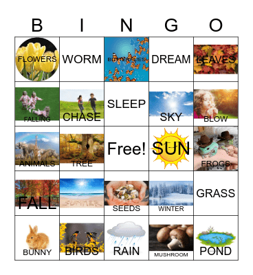 I am a Bunny Bingo Card