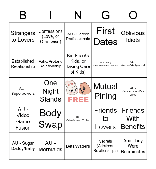 MINSUNG Bingo Card