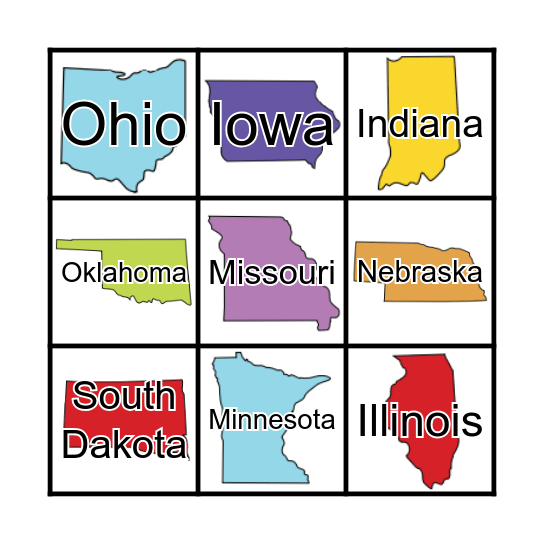 Midwest Bingo Card