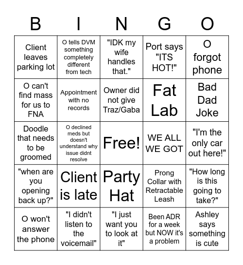 Belle Isle Bingo Card