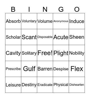 Review 4-6 Bingo Card