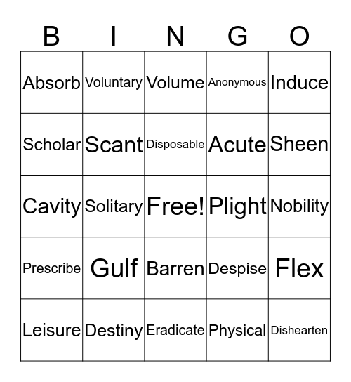Review 4-6 Bingo Card