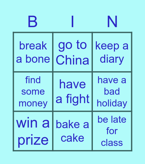 Has your friend ever...? Bingo Card